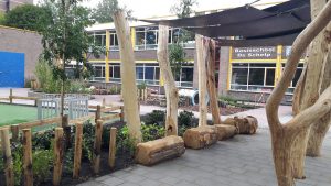 Groen schoolplein basisschool De schelp.